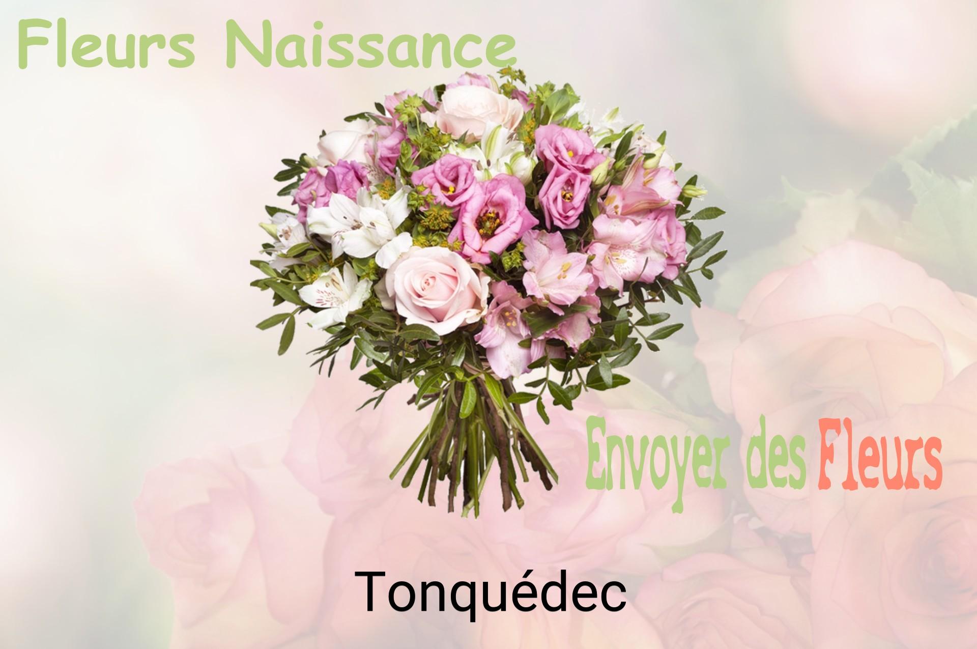Bouquet de fleurs de naissance livré à Tonquédec